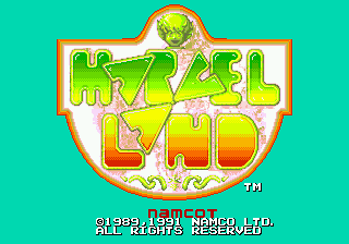 Заставка игры Marvel Land